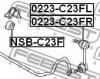 FEBEST 0223C23FL ТЯГА СТАБИЛИЗАТОРА ПЕРЕДНЯЯ ЛЕВАЯ (NISSAN LARGO W30 1993-1999 NISSAN SERENA C23 1994-1999) FEBEST