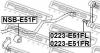 FEBEST 0223E51FL ТЯГА СТАБИЛИЗАТОРА ПЕРЕДНЯЯ ЛЕВАЯ (NISSAN ELGRAND E51 2002-) FEBEST