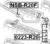 FEBEST 0223R20 ТЯГА СТАБИЛИЗАТОРА ПЕРЕДНЯЯ
