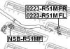 FEBEST 0223-R51MFL Тяга стабилизатора передняя