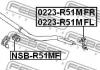 FEBEST 0223-R51MFR Тяга стабилизатора передняя