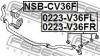 FEBEST 0223-V36FR Тяга стабилизатора передняя правая
