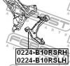 FEBEST 0224B10RSLH РЫЧАГ ПЕРЕДНИЙ ЛЕВЫЙ (NISSAN ALMERA B10RS (CLASSIC) 2006- NISSAN ALMERA N16 (UKP) 2000-2006 NISSAN S