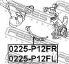FEBEST 0225P12FR ТЯГА ПЕРЕДНЯЯ ПРАВАЯ