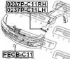 FEBEST 0237P-C11LH Кронштейн крепления бампера переднего левый