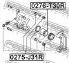 FEBEST 0275-J31R Ремкомплект суппорта тормозного заднего