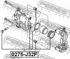 FEBEST 0275-J32F Ремкомплект суппорта переднего 0275-J32F
