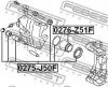 FEBEST 0275-J50F Ремкомплект передн суппорта NISSAN G35/37/25 SEDAN V36 2006-2015 0275-J50F