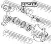 FEBEST 0275P11F РЕМКОМПЛЕКТ СУППОРТА ТОРМОЗНОГО ПЕРЕДНЕГО