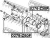 FEBEST 0275-Z50F Ремкомплект передн суппорта 0275-Z50F