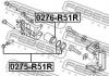 FEBEST 0276-R51R Поршень суппорта тормозного заднего