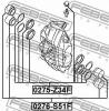 FEBEST 0276-S51F Поршень суппорта переднего 0276-S51F
