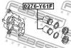 FEBEST 0276Y61F ПОРШЕНЬ СУППОРТА ТОРМОЗНОГО ПЕРЕДНЕГО