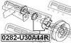 FEBEST 0282U30A44R СТУПИЦА ЗАДНЯЯ