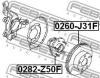 FEBEST 0282Z50F СТУПИЦА ПЕРЕДНЯЯ