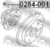 FEBEST 0284001 ШПИЛЬКА КОЛЁСНАЯ (NISSAN 100NX B13 1990-1994 NISSA