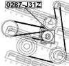 FEBEST 0287-J31Z Ролик натяжной
