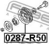 FEBEST 0287-R50 Ролик натяжной