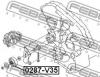 FEBEST 0287-V35 Ролик натяжной