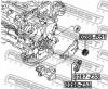 FEBEST 0287-Z33 Ролик натяжной