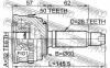 FEBEST 0310022A50 ШРУС НАРУЖНЫЙ 32x60x28 (HONDA ACCORD CB1/CB3/CB7 1990-1993 HONDA ACCORD CC/CD/CE 1994-1998 HONDA RAF