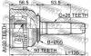 FEBEST 0310024A50 ШРУС НАРУЖНЫЙ 30x55x26 (HONDA CIVIC EJ9/EK1/EK3/EK4 1995-2001 HONDA CIVIC/CIVIC FERIO EK#/EJ9 1995-2