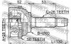 FEBEST 0310054A50 ШРУС НАРУЖНЫЙ 28x60x26 (HONDA CIVIC EU/EP/ES 2001-2006) FEBEST