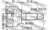 FEBEST 0310060 ШРУС НАРУЖНЫЙ 30x63x26 (HONDA ACCORD CL/CN/CM 2002-) FEBEST