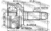 FEBEST 0310-MRVA50 ШРУС внешний 35X66X30 HONDA MR-V (03-08) 0310-MRVA50