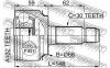 FEBEST 0310RE20 ШРУС НАРУЖНЫЙ 32x68x30 (HONDA CR-V RE3/RE4 2007-) FEBEST