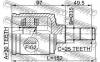FEBEST 0311EJRH ШРУС ВНУТРЕННИЙ ПРАВЫЙ 30x35x25 (HONDA CIVIC CR-X DELSOL EG1/EG2/EJ4 1992-1998 HONDA CIVIC SHUTTLE E