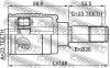 FEBEST 0311-HRV4WDLH ШРУС внутренний задний 23x35x23