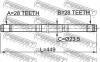 FEBEST 0312EK3RH ПОЛУОСЬ ПРАВАЯ 28x437x28 (HONDA BALLADE 1997-2000 HONDA CIVIC EJ9/EK1/EK3/EK4 1995-2001) FEBEST