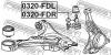 FEBEST 0320FDR ОПОРА ШАРОВАЯ НИЖНЯЯ ПРАВАЯ (HONDA CIVIC FD 2006-) FEBEST