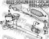 FEBEST 0322GD4UN Тяга рулевая (honda jazz/fit gd# 2002-2008)