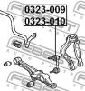 FEBEST 0323010 ТЯГА СТАБИЛИЗАТОРА ПЕРЕДНЯЯ ЛЕВАЯ (HONDA ACCORD CF3/CF4/CF5/CL1/CL3 1998-2002 HONDA AVANCIER TA1/TA2