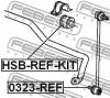 FEBEST 0323REF ТЯГА СТАБИЛИЗАТОРА ПЕРЕДНЯЯ (HONDA CR-V RE3/RE4 2007-) FEBEST