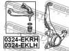 FEBEST 0324EKLH РЫЧАГ ПЕРЕДНИЙ ВЕРХНИЙ ЛЕВЫЙ (HONDA CIVIC EJ9/EK1/EK3/EK4 1995-2001 HONDA CIVIC/CIVIC FERIO EK#/EJ9