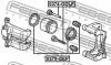 FEBEST 0375-GEF Ремкомплект передн суппорта HONDA CIVIC EU/EP/ES (01-06) 0375-GEF