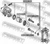 FEBEST 0375-RB2R Ремкомплект задн суппорта HONDA MR-V 2003-2008 0375-RB2R