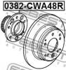 FEBEST 0382-CWA48R СТУПИЦА ЗАДНЯЯ () FEBEST