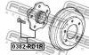 FEBEST 0382RD1R СТУПИЦА ЗАДНЯЯ (HONDA CR-V RD1/RD2 1997-2001) FEBEST
