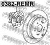 FEBEST 0382REMR СТУПИЦА ЗАДНЯЯ (HONDA CR-V RE3/RE4 2007-) FEBEST
