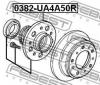 FEBEST 0382-UA4A50R Ступица задняя