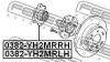 FEBEST 0382-YH2MRRH Ступица задняя правая (комплект)