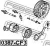 FEBEST 0387-CF3 Ролик натяжной