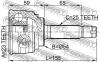 FEBEST 0410003 ШРУС НАРУЖНЫЙ 23x54x25 (MITSUBISHI CHARIOT/SPACE WAGON GRANDIS D03W/D05W 1989-1991 MITSUBISHI GALANT