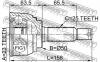 FEBEST 0410005 ШРУС НАРУЖНЫЙ 23x50x25 (HYUNDAI ELANTRA/LANTRA 1990-1995 MITSUBISHI SIGMA F16A 1990-1996) FEBEST
