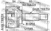 FEBEST 0410012A43 ШРУС НАРУЖНЫЙ 22x54x25 (MITSUBISHI LANCER/COLT CA/CB 1991-1995 MITSUBISHI LANCER/MIRAGE CB/CD 1991-1