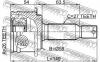 FEBEST 0410CWRR Шрус наружный задний 26x57x27 (mitsubishi outlande